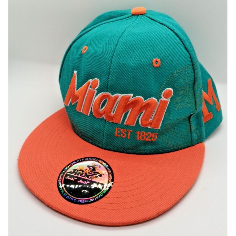 MIAMI EST 1825 City Of Miami Dade County Florida SnapBack Hat Cap Rare & Unique